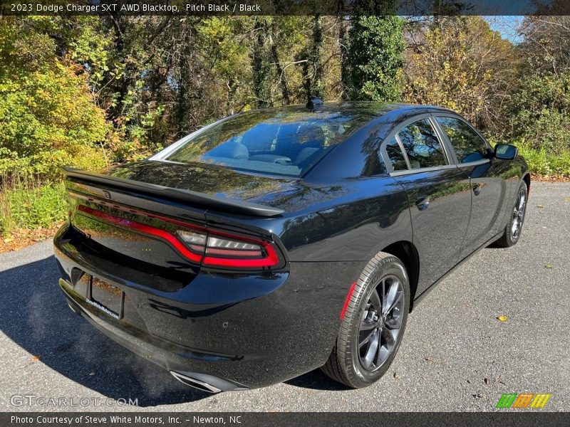 Pitch Black / Black 2023 Dodge Charger SXT AWD Blacktop