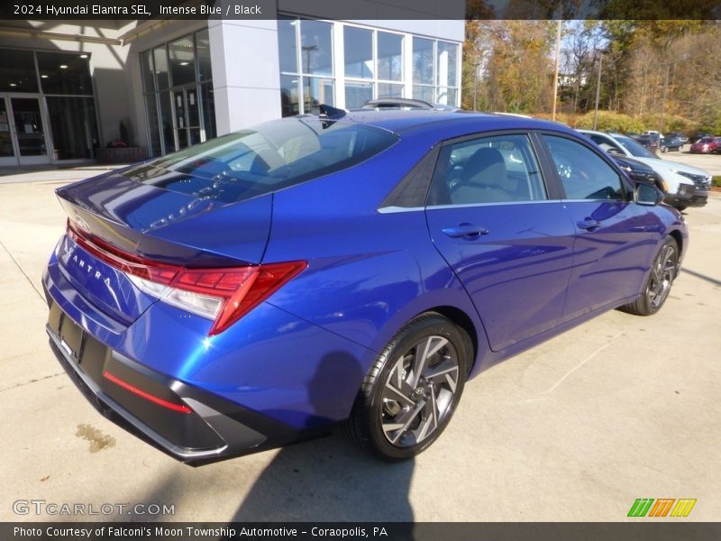 Intense Blue / Black 2024 Hyundai Elantra SEL