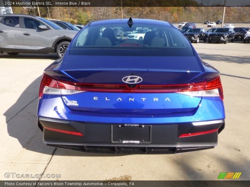 Intense Blue / Black 2024 Hyundai Elantra SEL