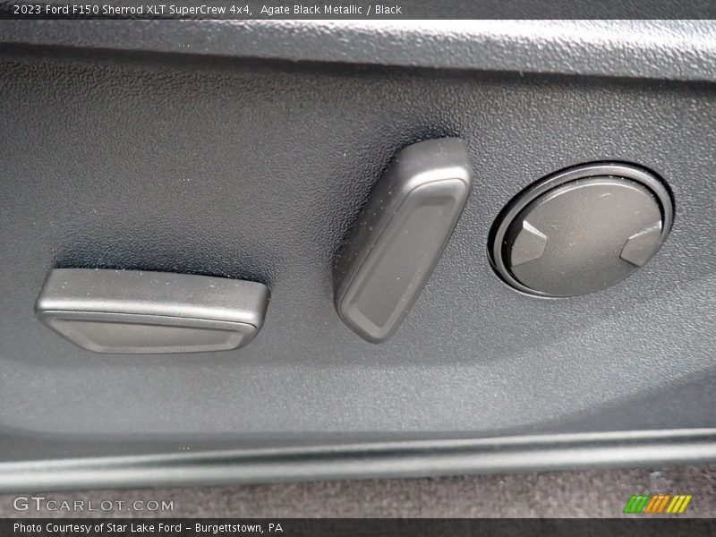 Agate Black Metallic / Black 2023 Ford F150 Sherrod XLT SuperCrew 4x4