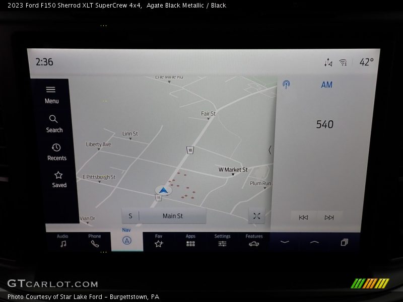 Agate Black Metallic / Black 2023 Ford F150 Sherrod XLT SuperCrew 4x4