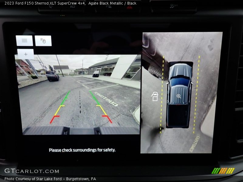 Agate Black Metallic / Black 2023 Ford F150 Sherrod XLT SuperCrew 4x4
