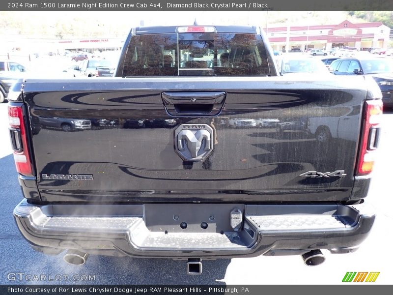 Diamond Black Crystal Pearl / Black 2024 Ram 1500 Laramie Night Edition Crew Cab 4x4