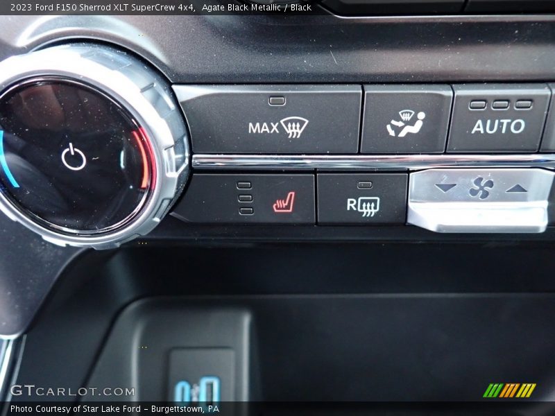 Agate Black Metallic / Black 2023 Ford F150 Sherrod XLT SuperCrew 4x4