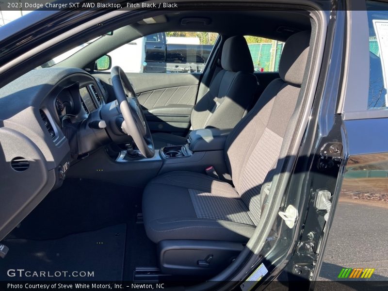 Pitch Black / Black 2023 Dodge Charger SXT AWD Blacktop