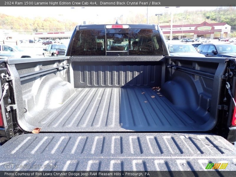 Diamond Black Crystal Pearl / Black 2024 Ram 1500 Laramie Night Edition Crew Cab 4x4