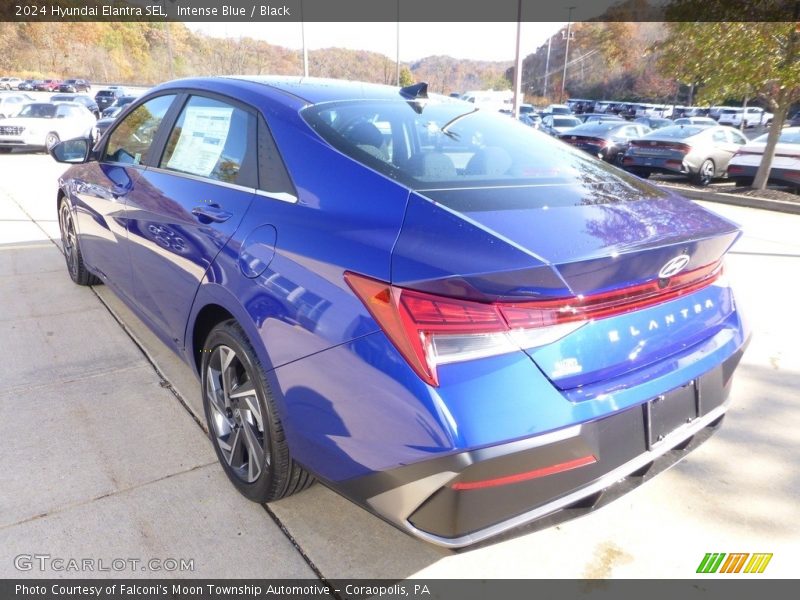 Intense Blue / Black 2024 Hyundai Elantra SEL