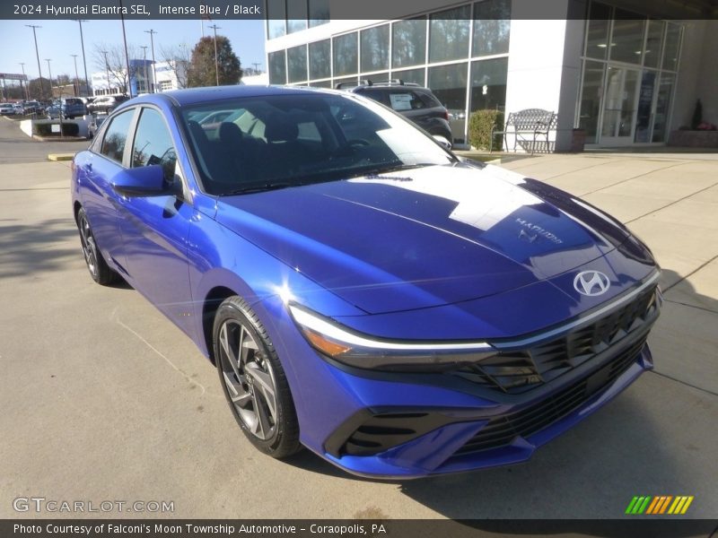 Intense Blue / Black 2024 Hyundai Elantra SEL
