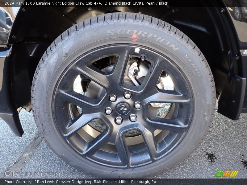  2024 1500 Laramie Night Edition Crew Cab 4x4 Wheel