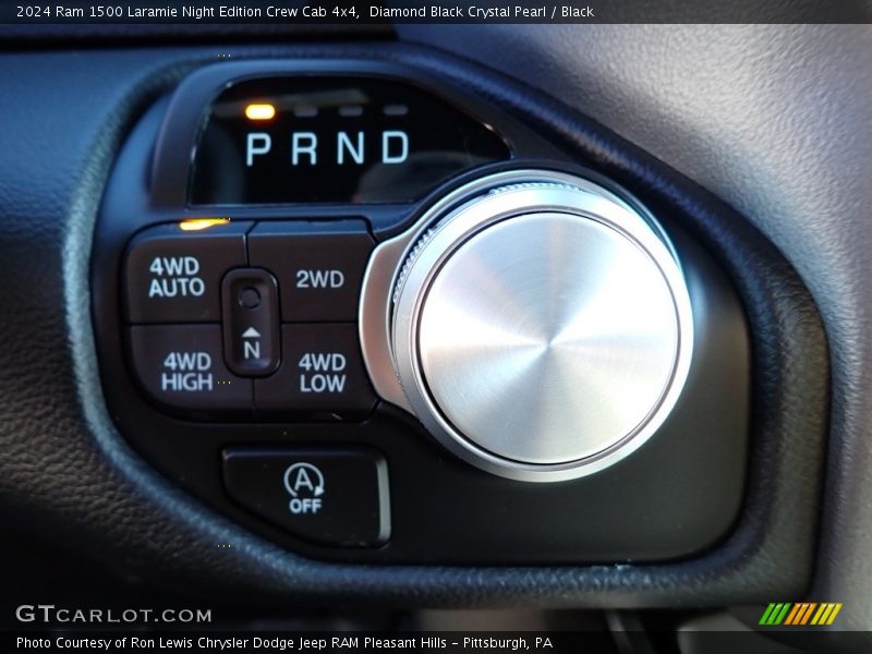 2024 1500 Laramie Night Edition Crew Cab 4x4 8 Speed Automatic Shifter