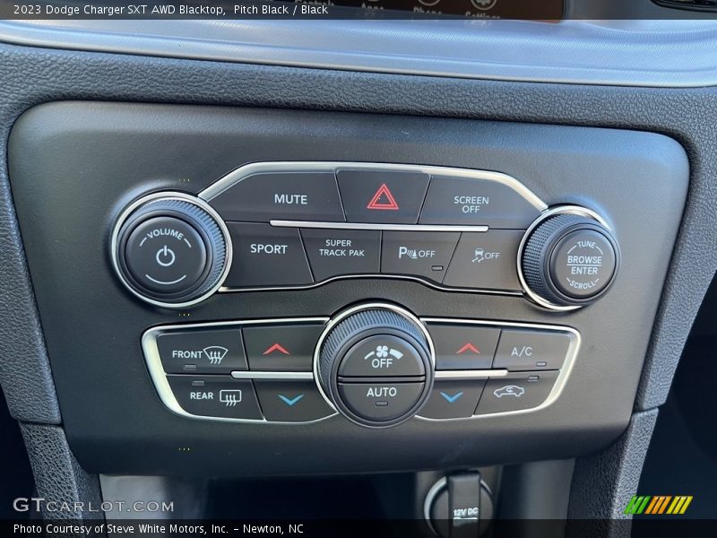 Controls of 2023 Charger SXT AWD Blacktop