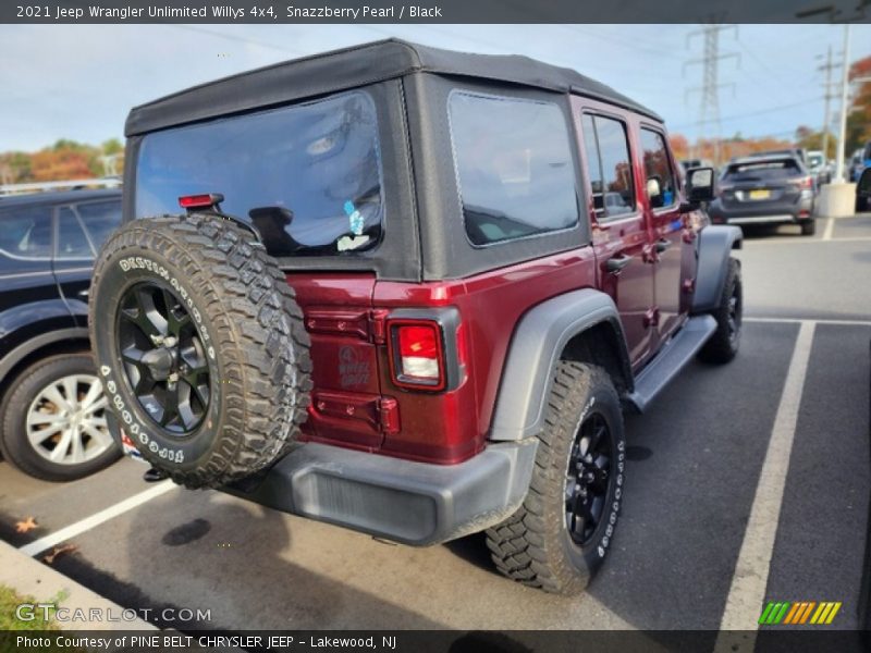 Snazzberry Pearl / Black 2021 Jeep Wrangler Unlimited Willys 4x4
