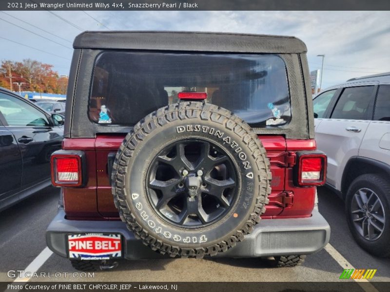 Snazzberry Pearl / Black 2021 Jeep Wrangler Unlimited Willys 4x4