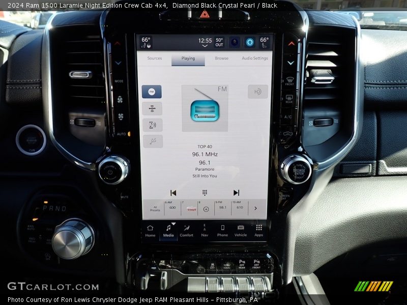 Controls of 2024 1500 Laramie Night Edition Crew Cab 4x4