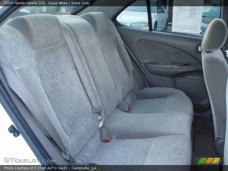 Cloud White / Stone Gray 2003 Nissan Sentra GXE