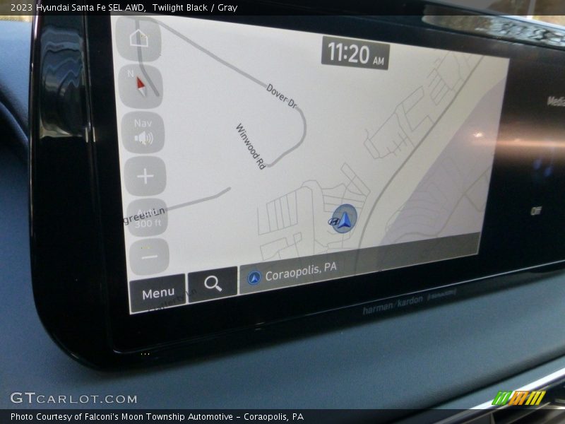 Twilight Black / Gray 2023 Hyundai Santa Fe SEL AWD