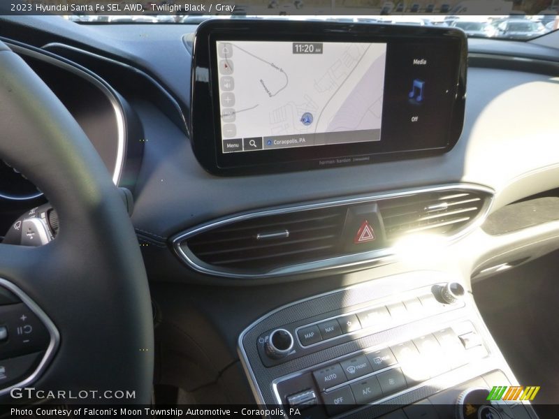 Twilight Black / Gray 2023 Hyundai Santa Fe SEL AWD