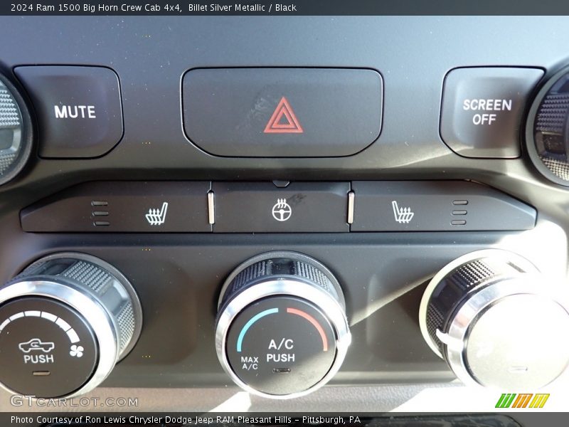 Billet Silver Metallic / Black 2024 Ram 1500 Big Horn Crew Cab 4x4