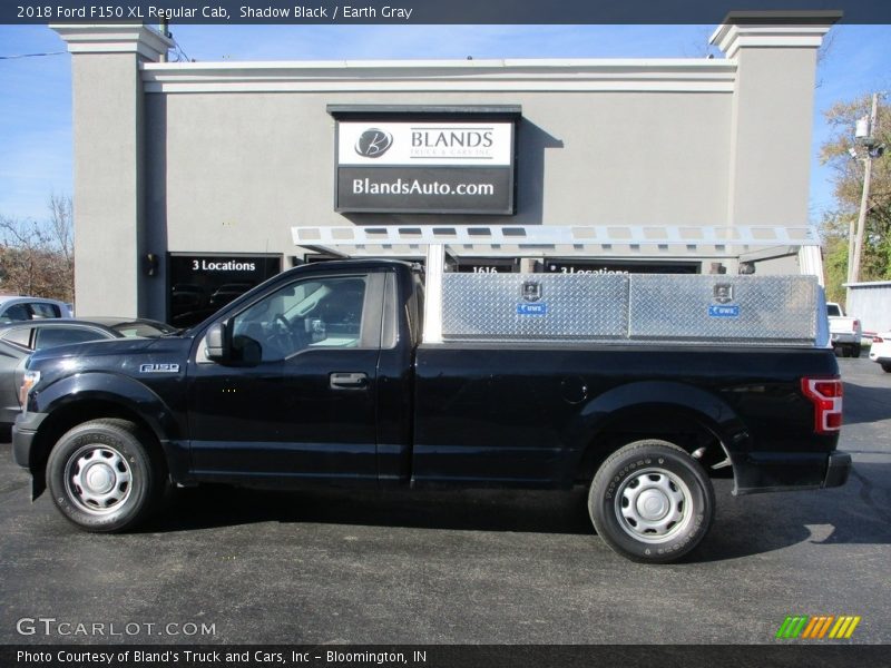 Shadow Black / Earth Gray 2018 Ford F150 XL Regular Cab