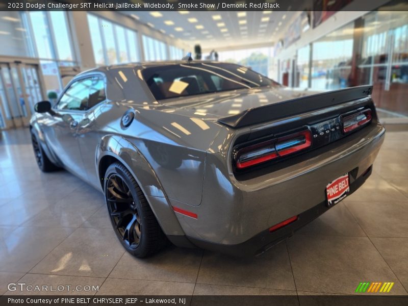 Smoke Show / Demonic Red/Black 2023 Dodge Challenger SRT Hellcat JailBreak Widebody