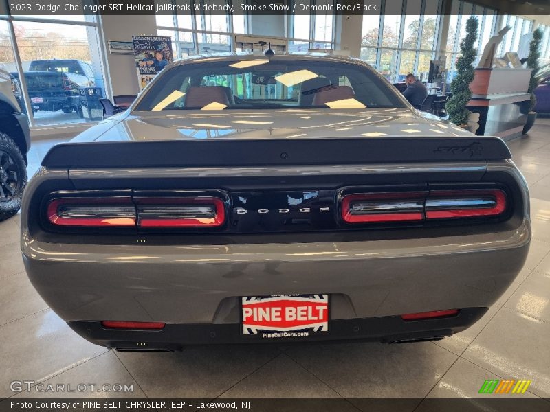 Smoke Show / Demonic Red/Black 2023 Dodge Challenger SRT Hellcat JailBreak Widebody