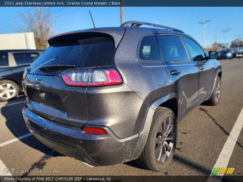 Granite Crystal Metallic / Black 2021 Jeep Cherokee Limited 4x4