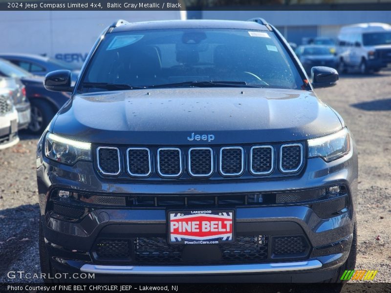 Baltic Gray Metallic / Black 2024 Jeep Compass Limited 4x4