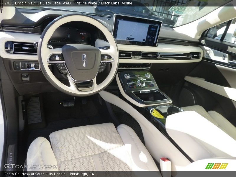  2021 Nautilus Black Label AWD Black Label Alpine Interior