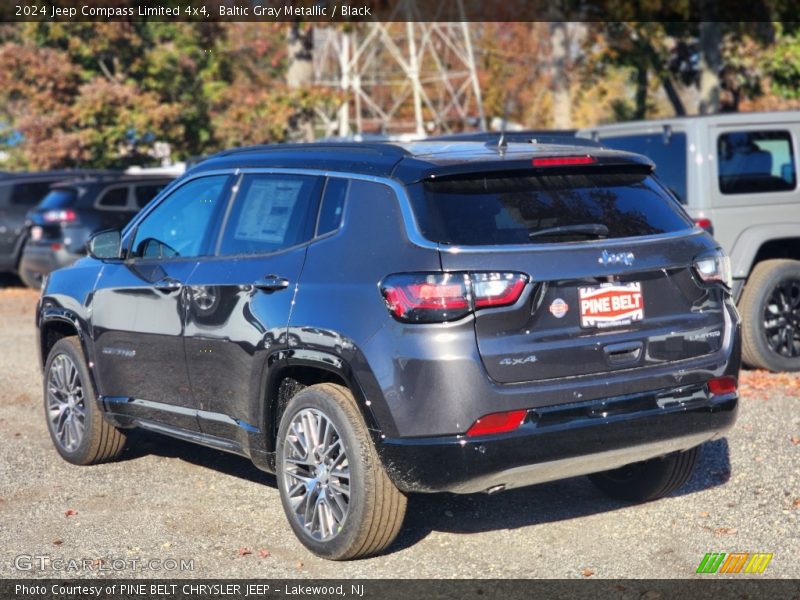 Baltic Gray Metallic / Black 2024 Jeep Compass Limited 4x4