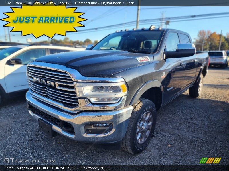 Diamond Black Crystal Pearl / Black 2022 Ram 2500 Laramie Crew Cab 4x4