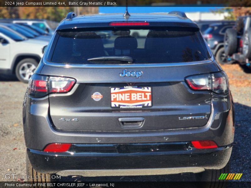 Baltic Gray Metallic / Black 2024 Jeep Compass Limited 4x4