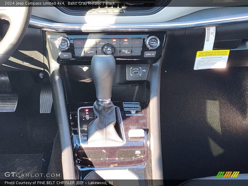Baltic Gray Metallic / Black 2024 Jeep Compass Limited 4x4