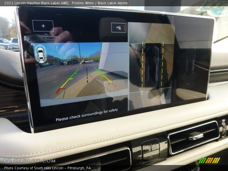 Controls of 2021 Nautilus Black Label AWD