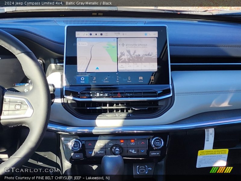 Baltic Gray Metallic / Black 2024 Jeep Compass Limited 4x4