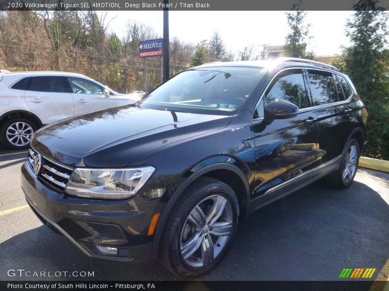 Deep Black Pearl / Titan Black 2020 Volkswagen Tiguan SEL 4MOTION