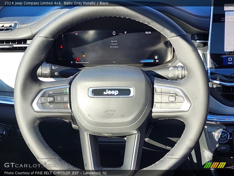 Baltic Gray Metallic / Black 2024 Jeep Compass Limited 4x4
