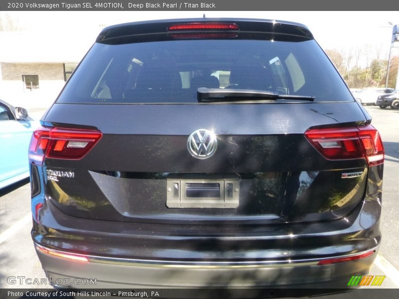 Deep Black Pearl / Titan Black 2020 Volkswagen Tiguan SEL 4MOTION