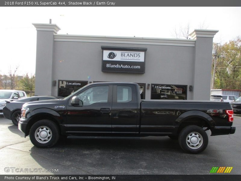 Shadow Black / Earth Gray 2018 Ford F150 XL SuperCab 4x4