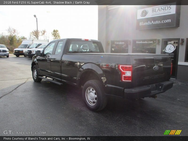 Shadow Black / Earth Gray 2018 Ford F150 XL SuperCab 4x4