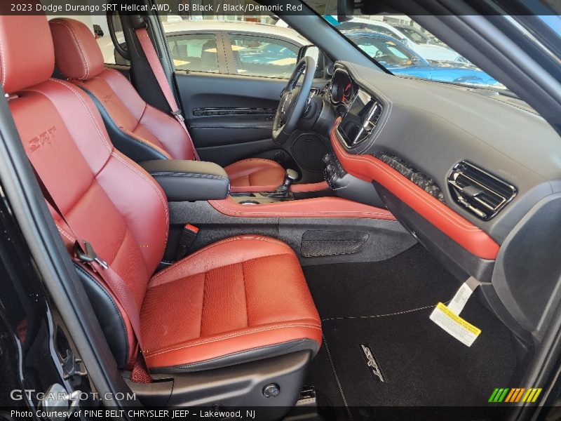 Black/Demonic Red Interior - 2023 Durango SRT Hellcat AWD 