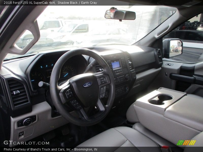 Shadow Black / Earth Gray 2018 Ford F150 XL SuperCab 4x4