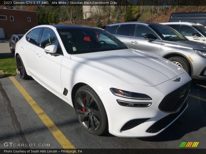 Front 3/4 View of 2023 G70 3.3T AWD