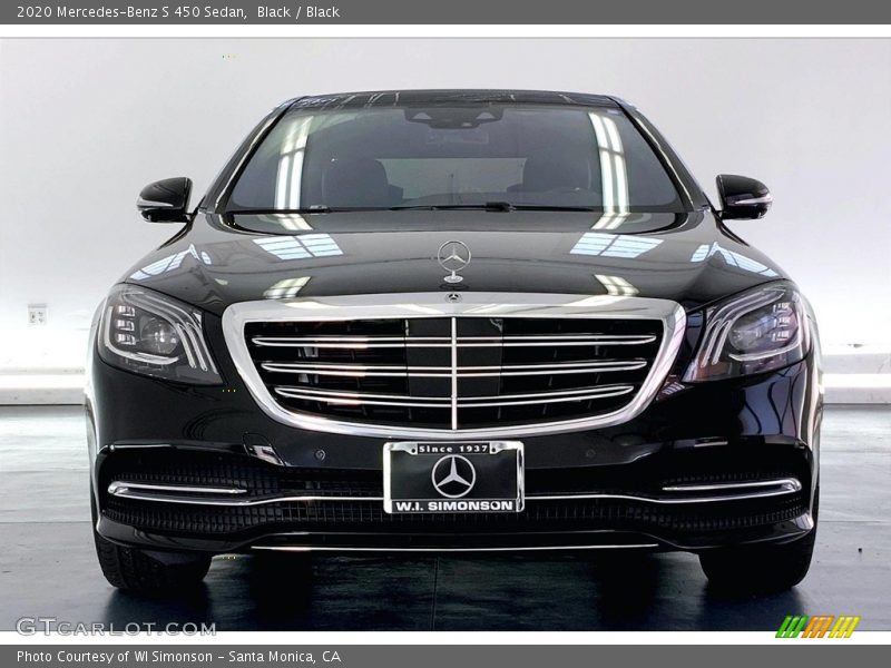 Black / Black 2020 Mercedes-Benz S 450 Sedan