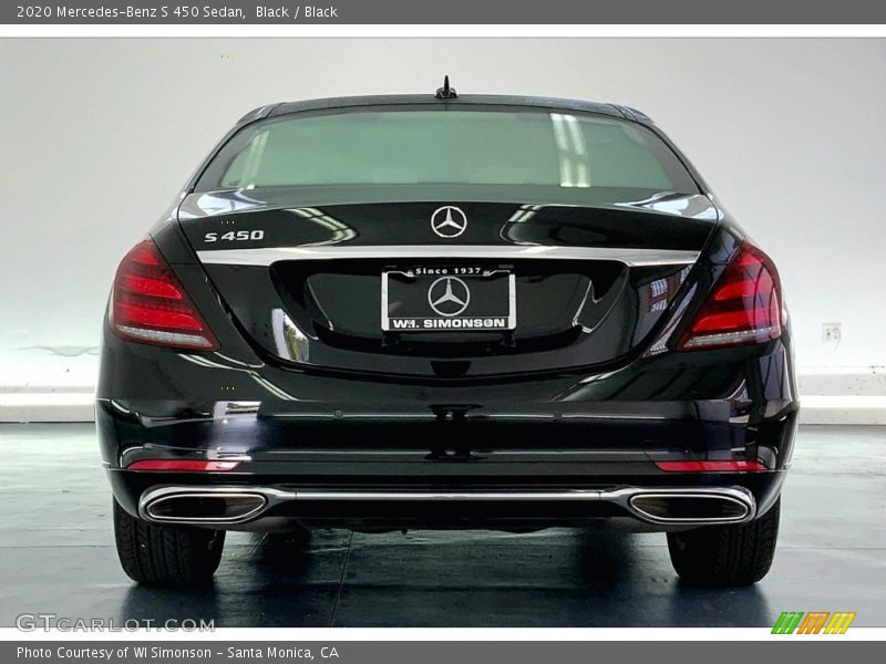 Black / Black 2020 Mercedes-Benz S 450 Sedan