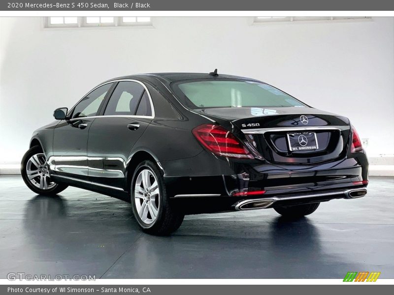 Black / Black 2020 Mercedes-Benz S 450 Sedan