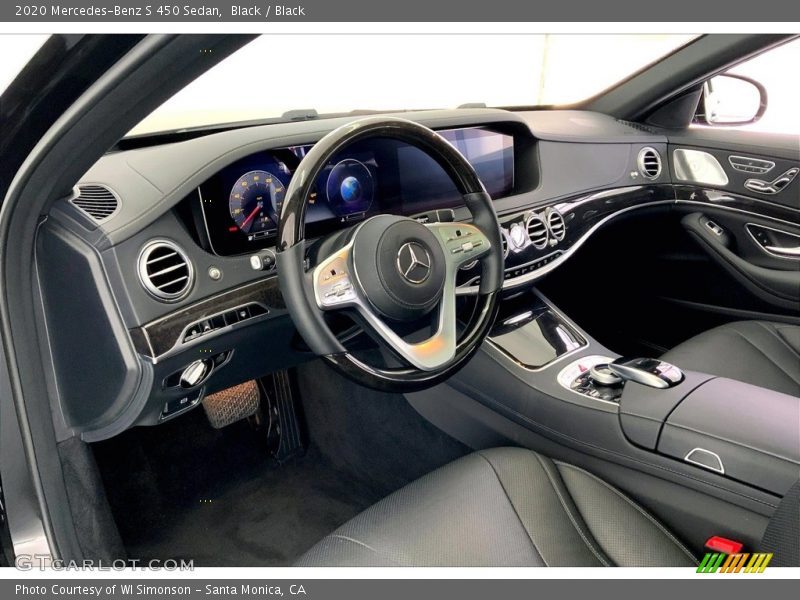 Front Seat of 2020 S 450 Sedan