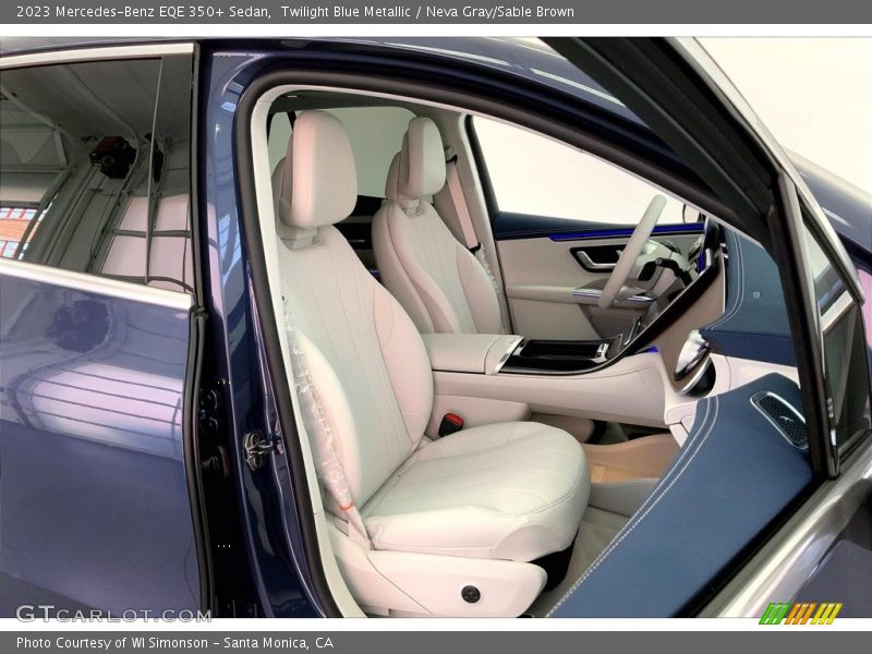  2023 EQE 350+ Sedan Neva Gray/Sable Brown Interior