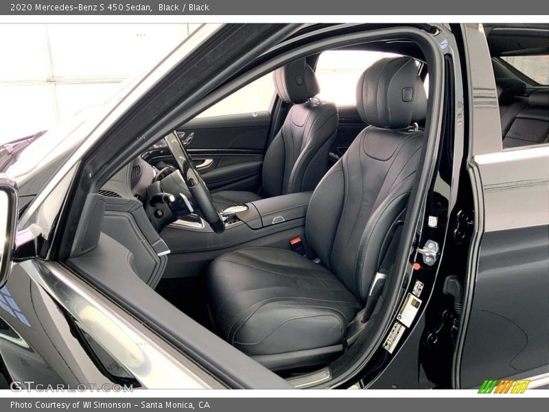 Front Seat of 2020 S 450 Sedan
