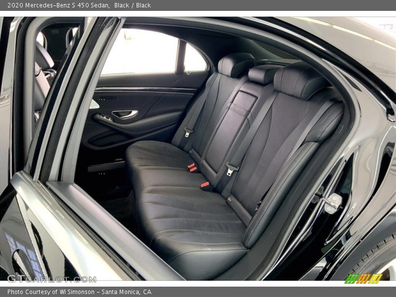 Rear Seat of 2020 S 450 Sedan