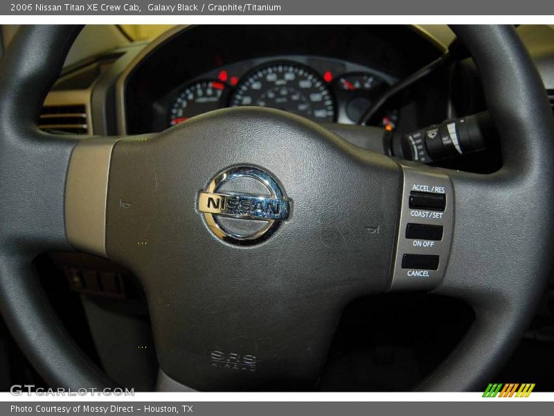 Galaxy Black / Graphite/Titanium 2006 Nissan Titan XE Crew Cab